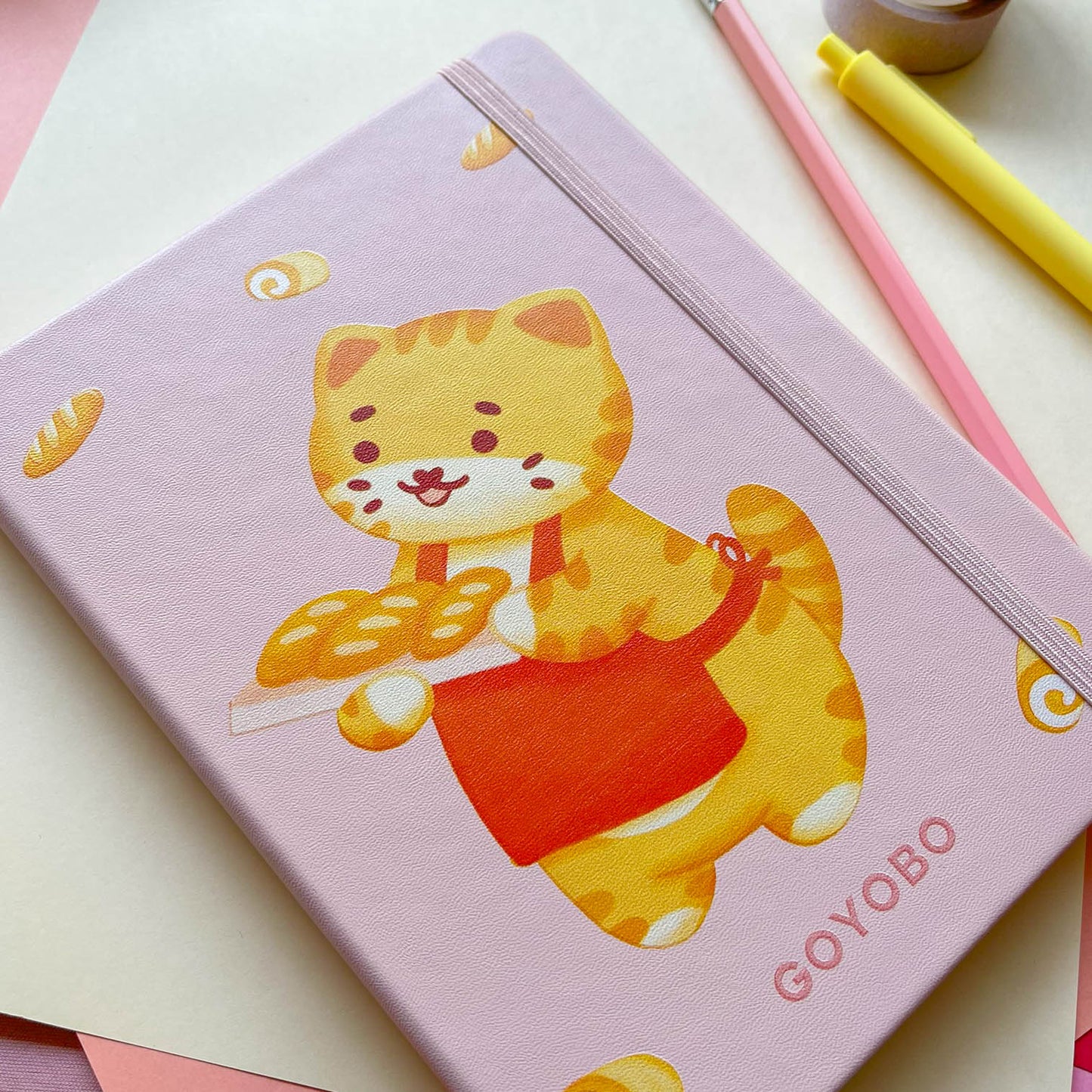 Dotted Journal - Baker Orange Cat