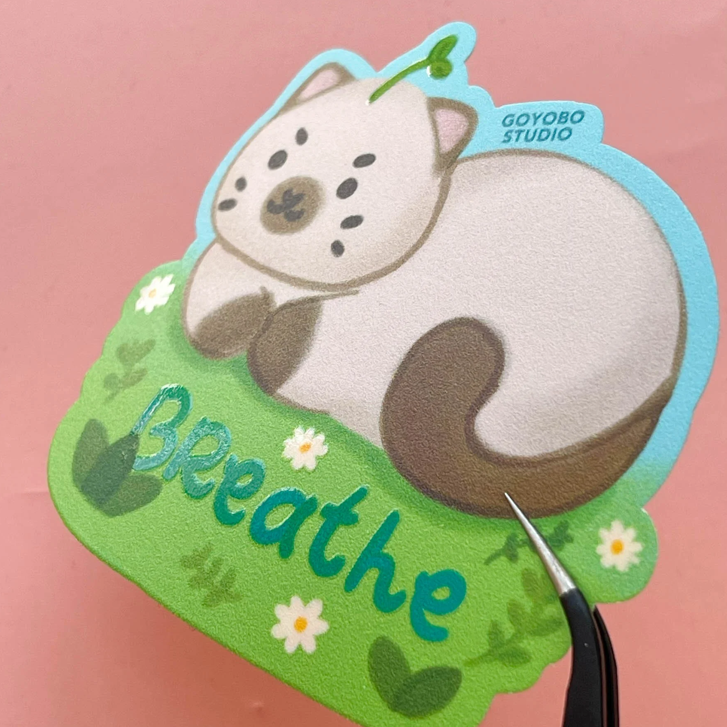 Momo Breathe Sticker