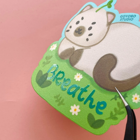 Momo Breathe Sticker