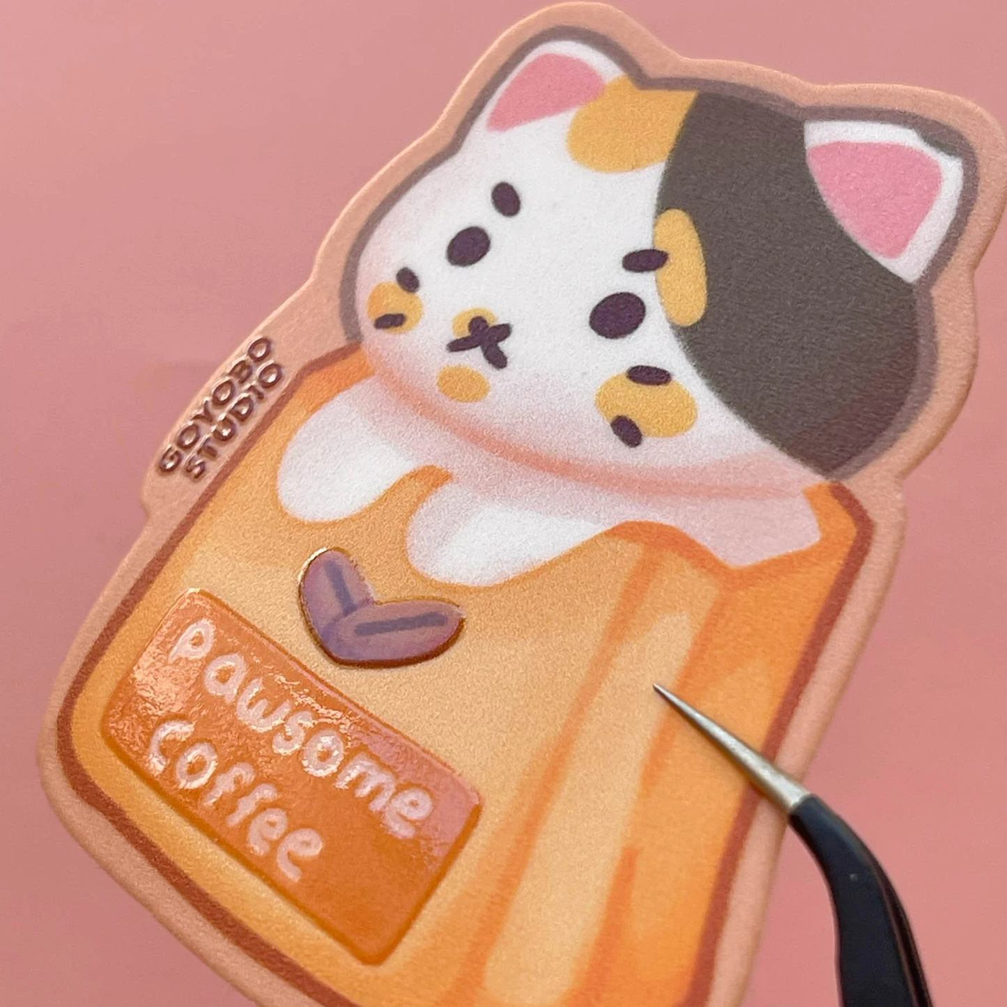 Pawsome Coffee Sticker