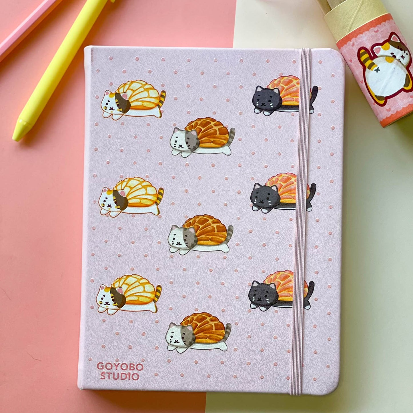 Dotted Journal - Concha Cats