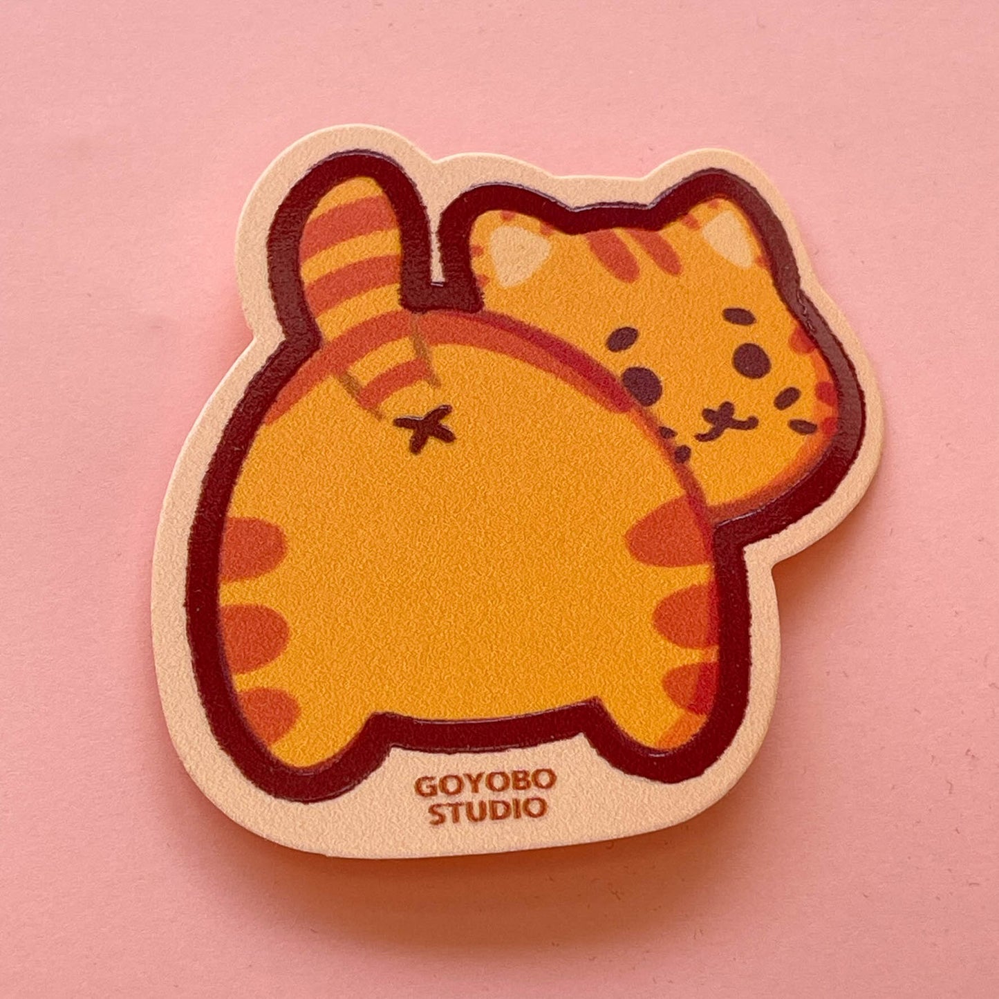 Cat Butt Sticker - Orange Cat