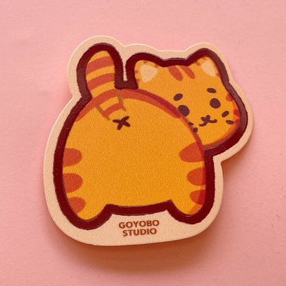 Cat Butt Sticker - Orange Cat