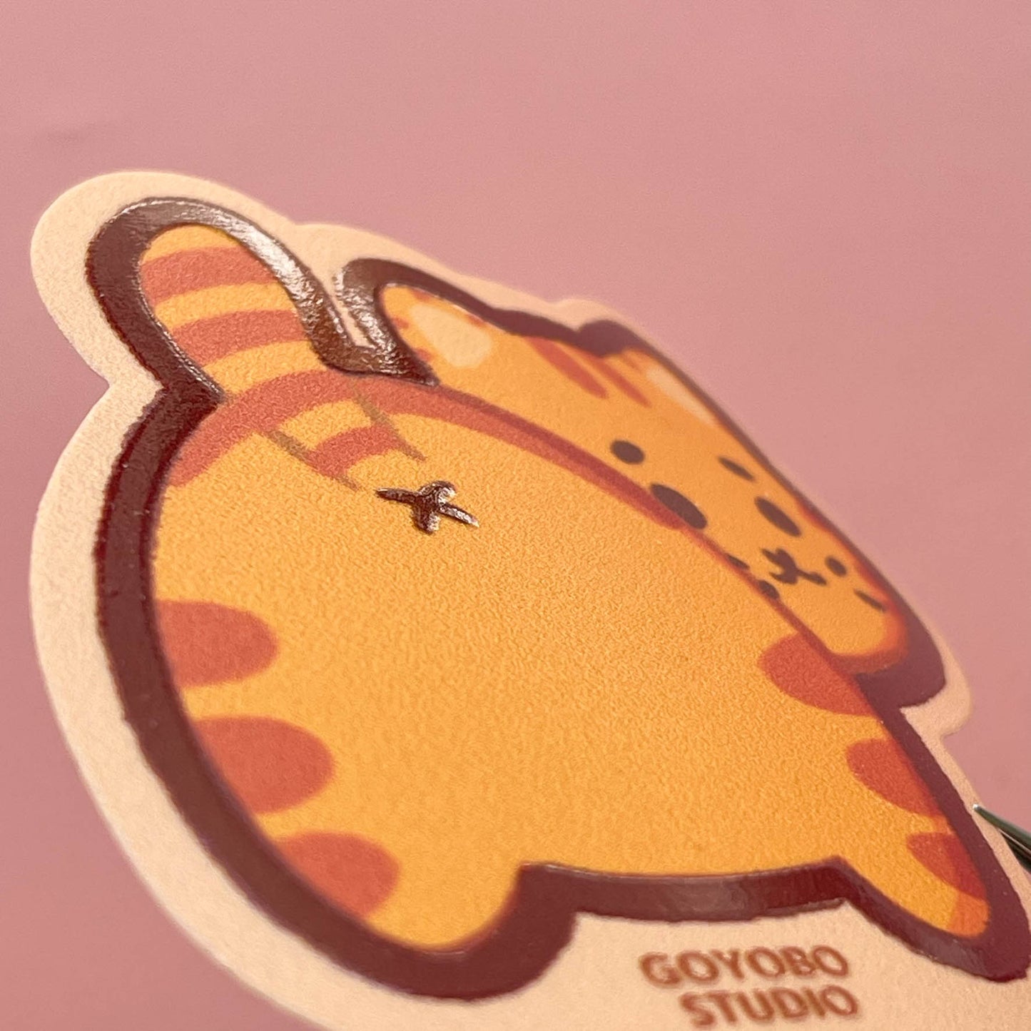 Cat Butt Sticker - Orange Cat