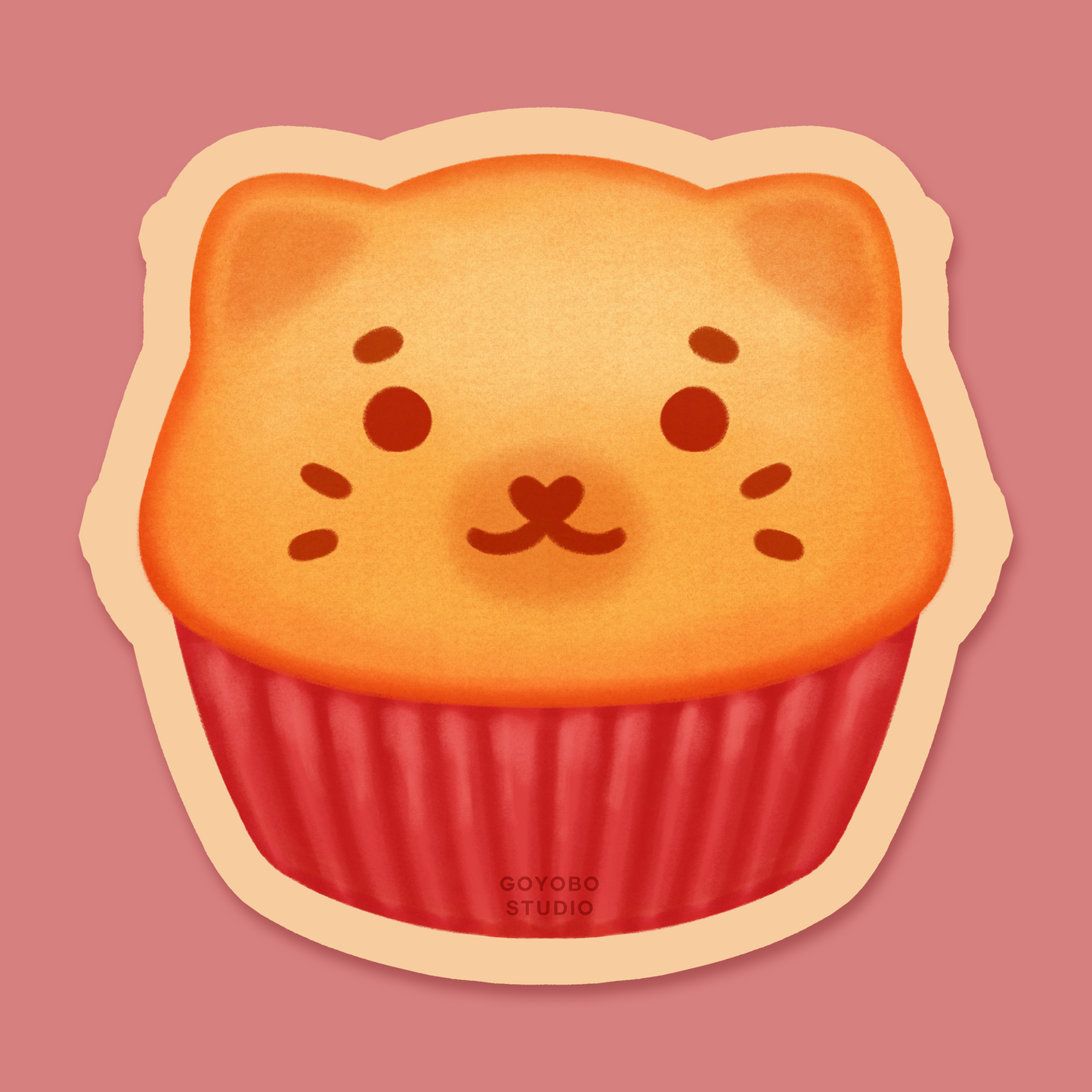 Pan Dulce Sticker - Cupcake