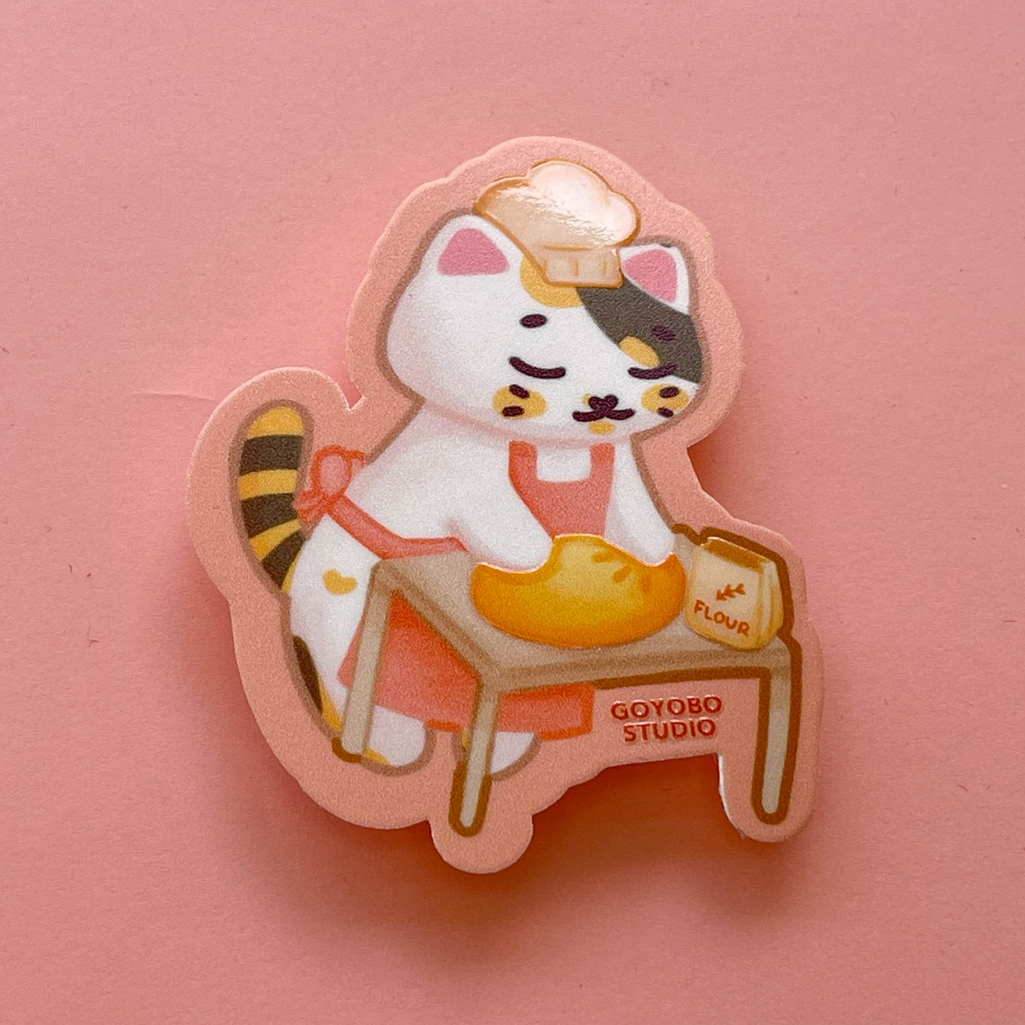 Goyobo making biscuits - Sticker