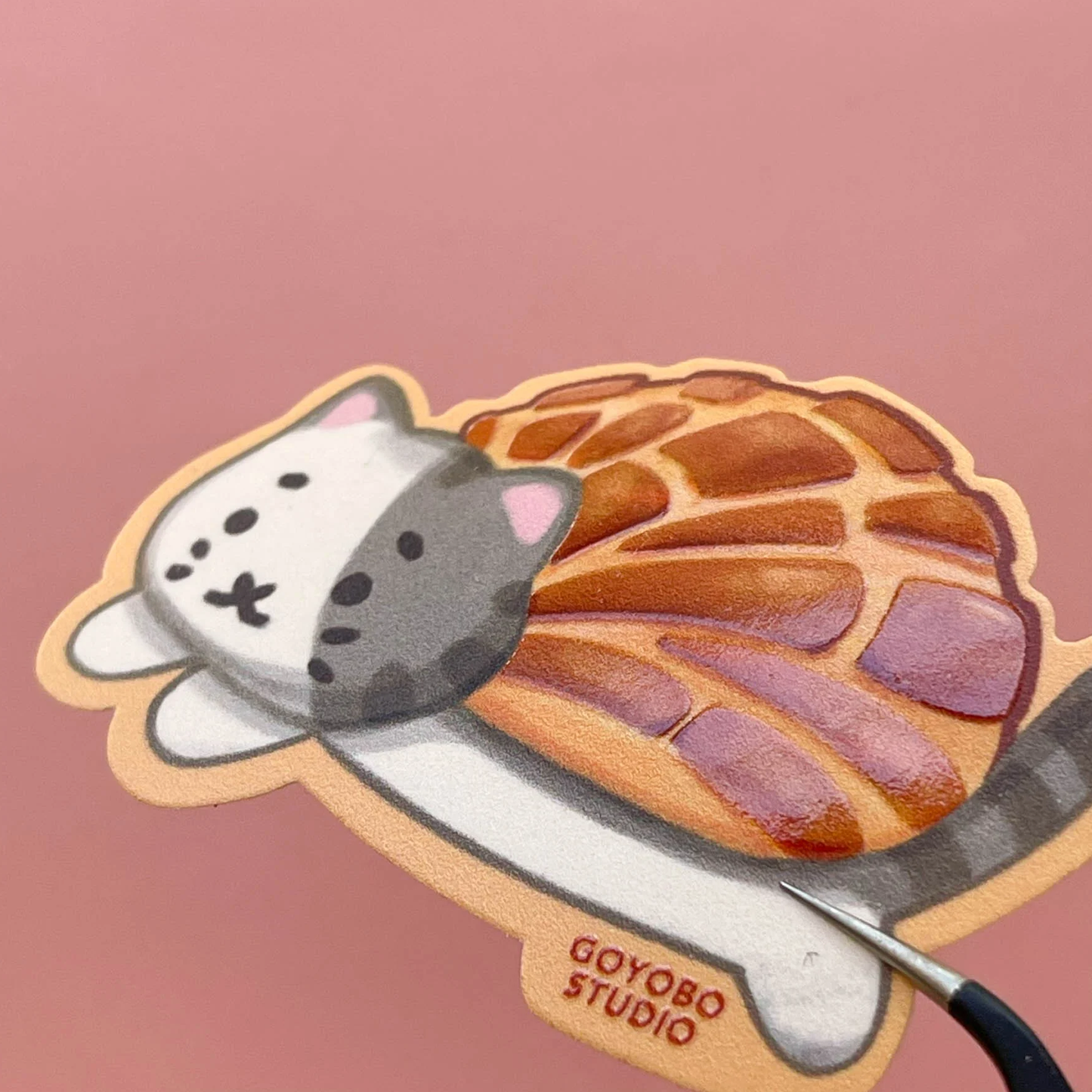 Concha de Chocolate Sticker