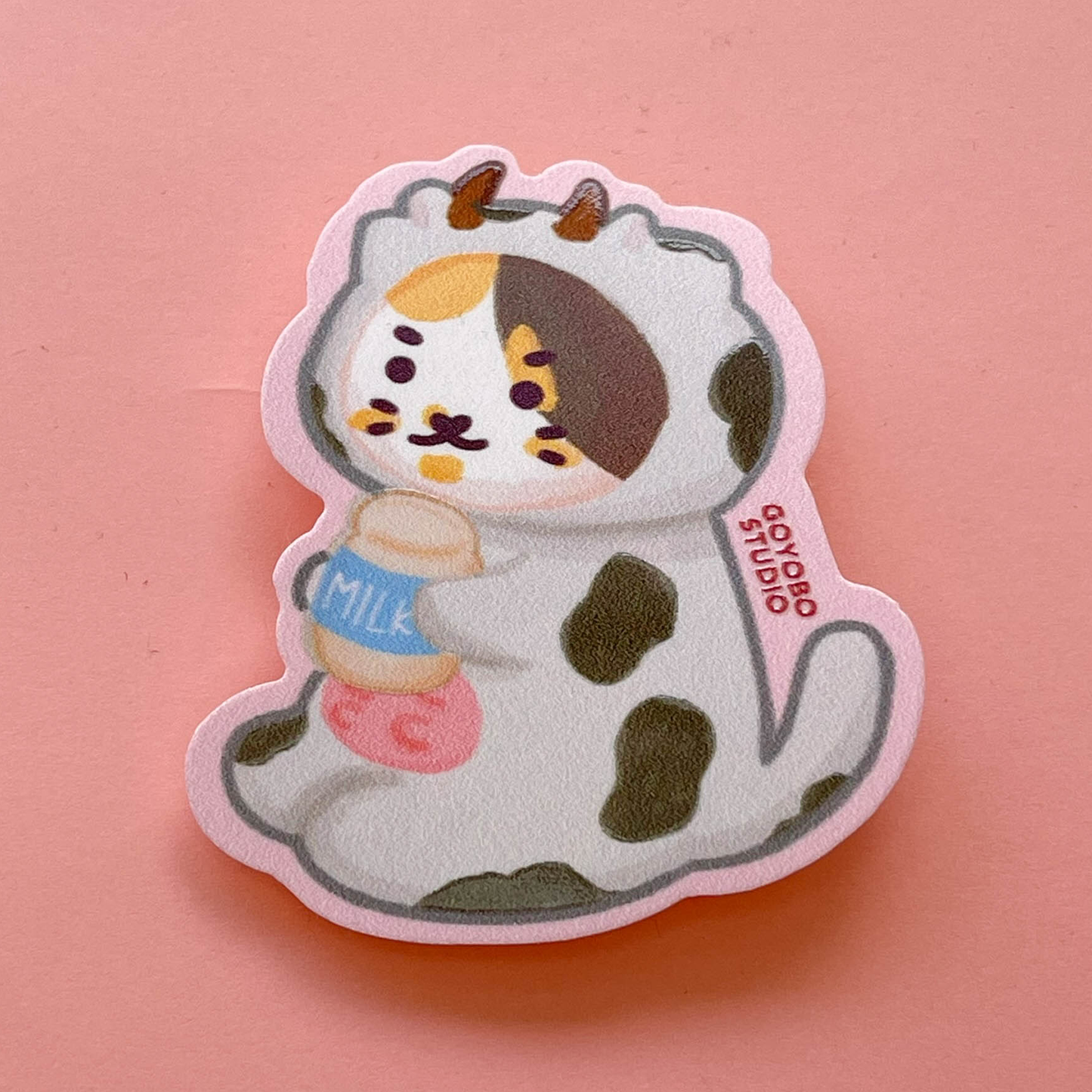 Goyobo Cute Cow Sticker