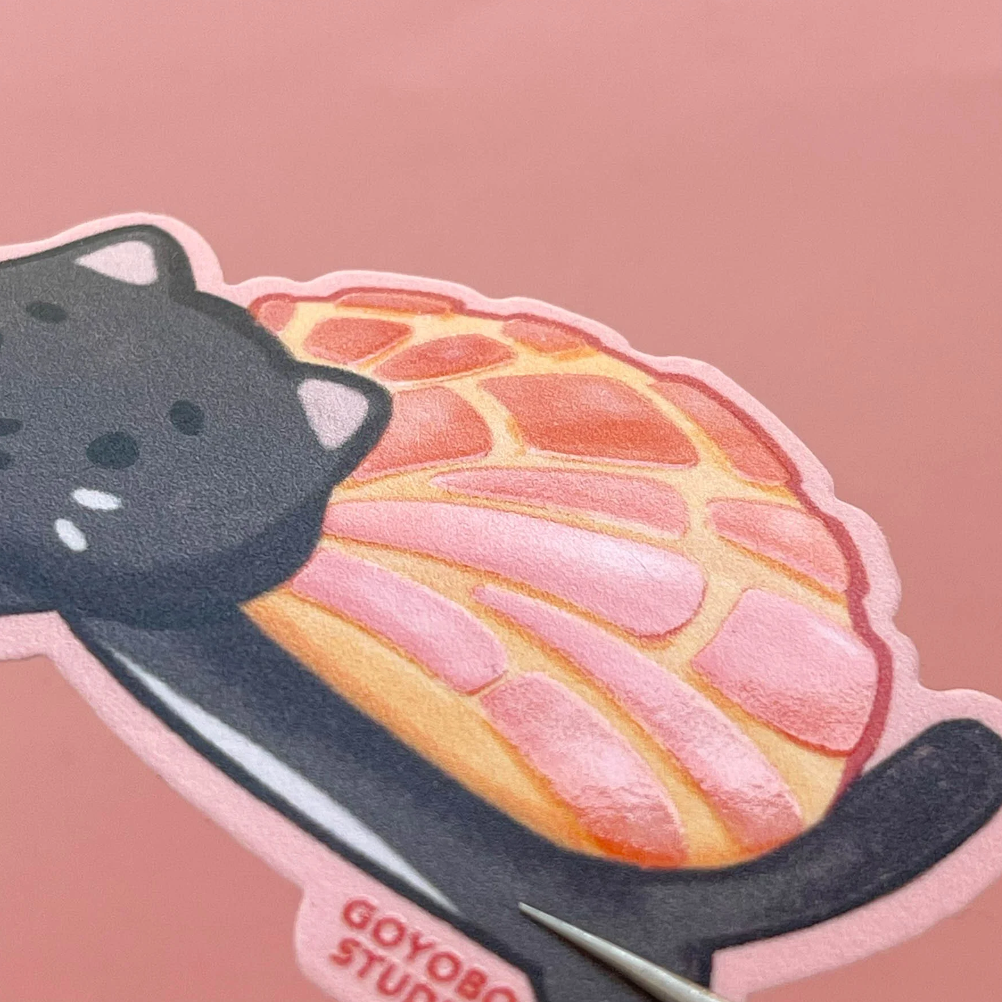 Concha de Fresa Sticker