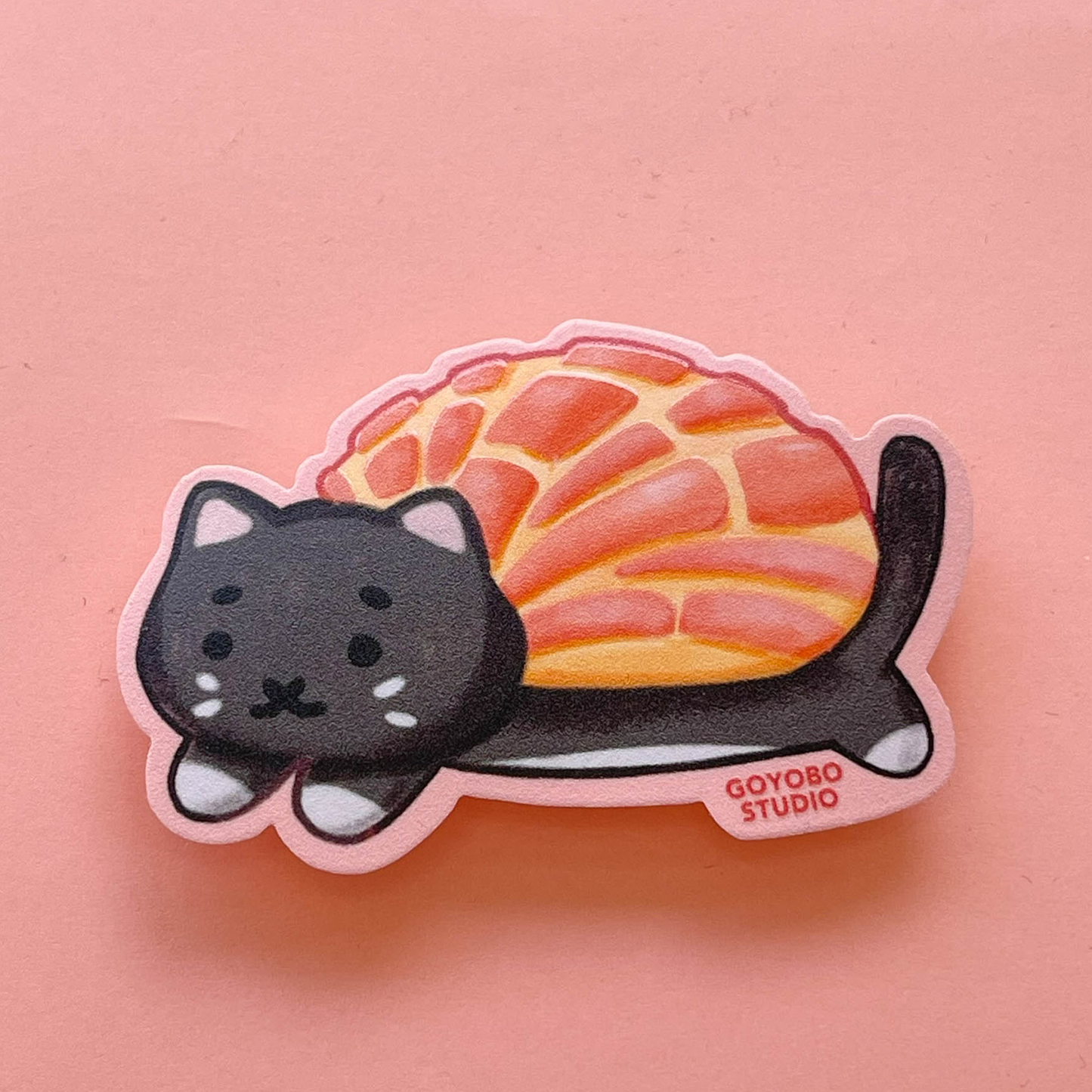 Concha de Fresa Sticker