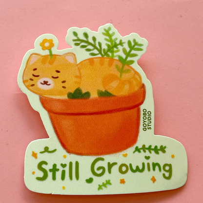 Still Growing Sticker