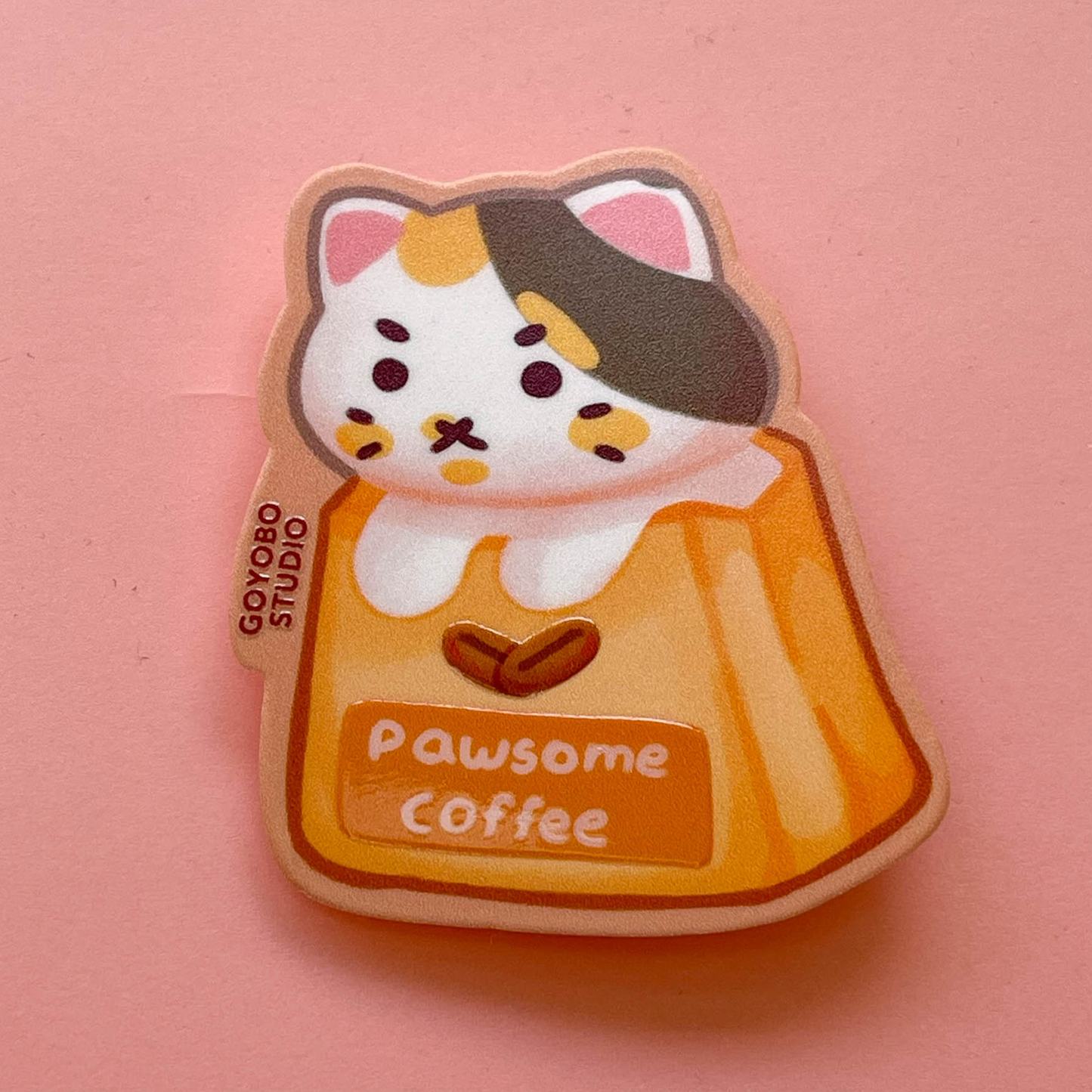 Pawsome Coffee Sticker